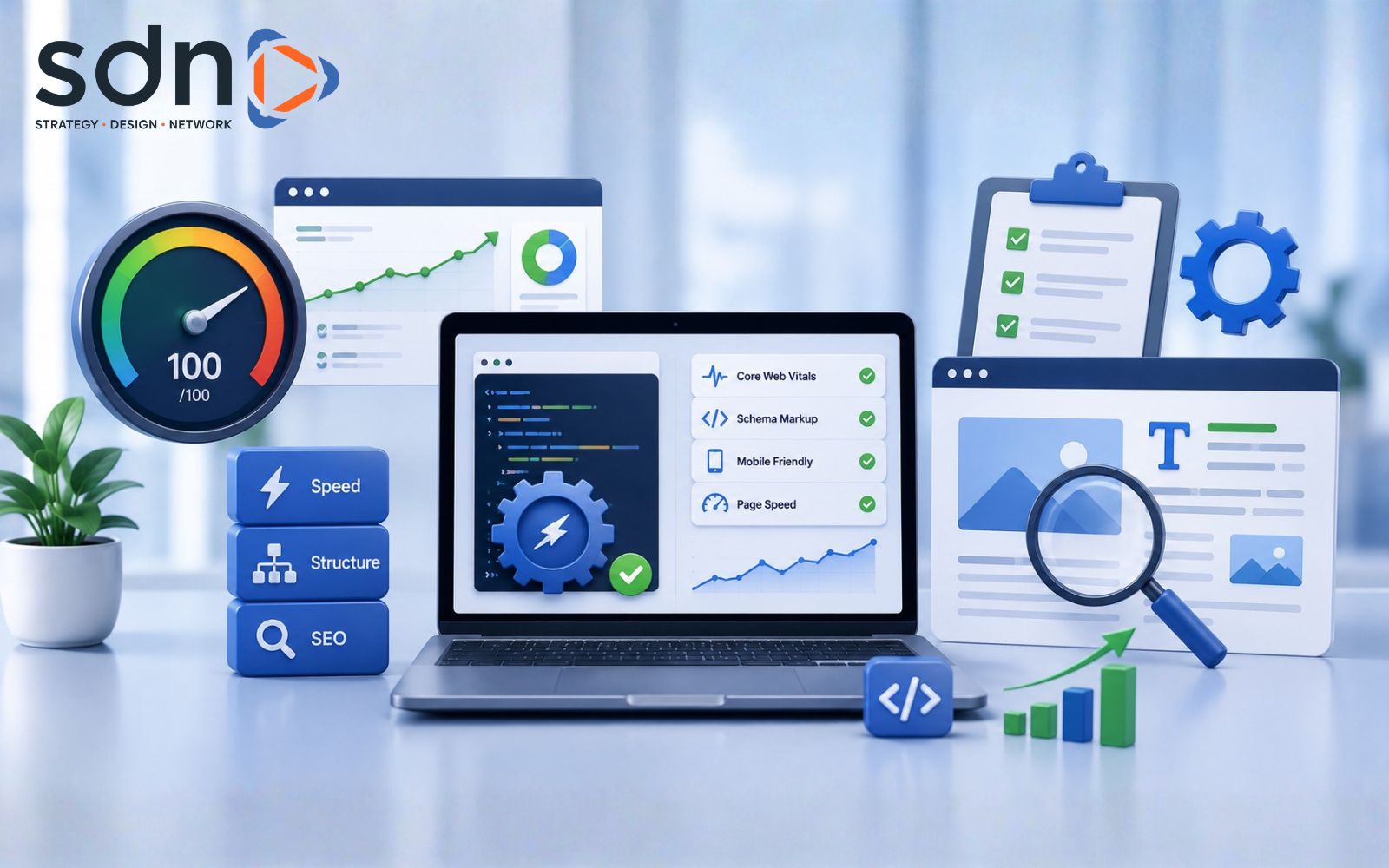Tối ưu hóa hạ tầng kỹ thuật và các yếu tố Onpage tạo tiền đề vững chắc cho trang web Technical SEO & Onpage