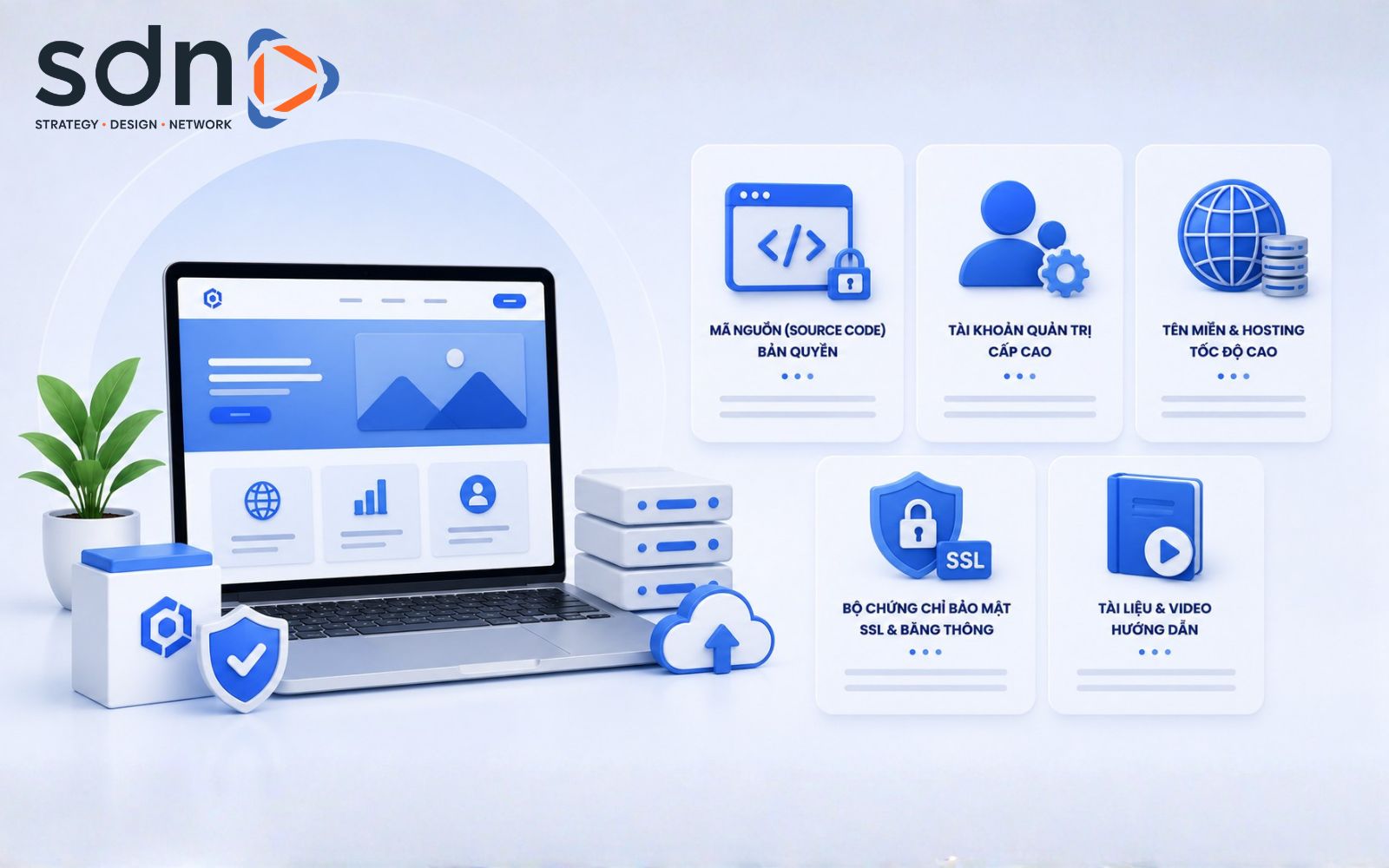 Website SDN bàn giao bao gồm những gì?
