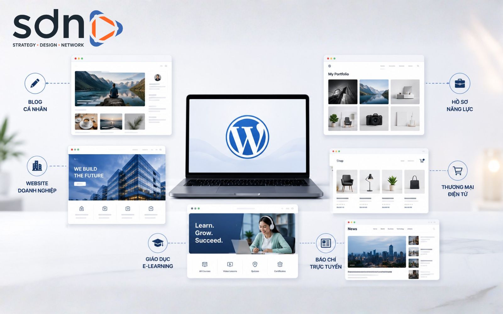 WordPress đáp ứng đa dạng nhu cầu xây dựng website WordPress có thể làm được những loại website nào?
