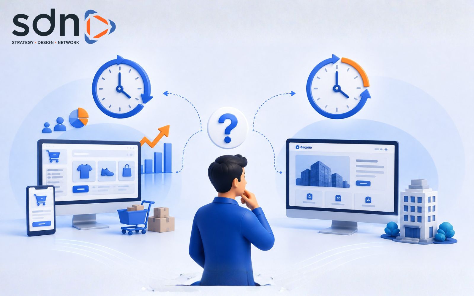 Không có một mốc thời gian cố định cho mọi website
