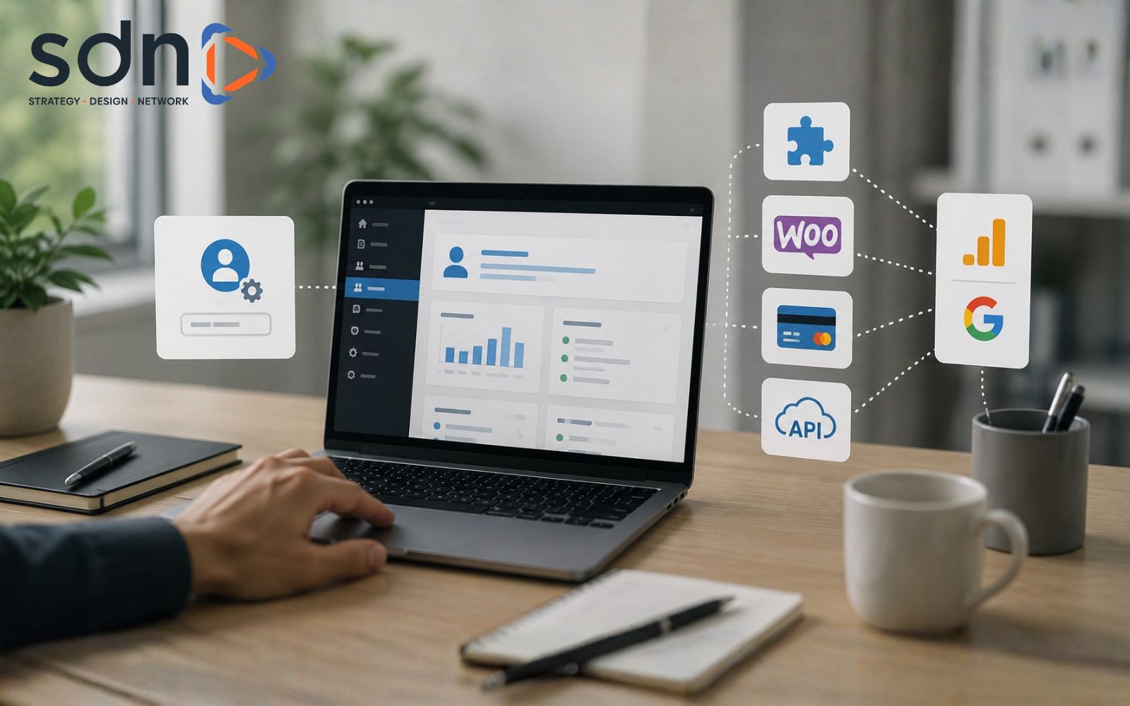 Các tài khoản liên quan cần được bàn giao để website có thể vận hành độc lập Tài khoản quản trị và các dịch vụ tích hợp