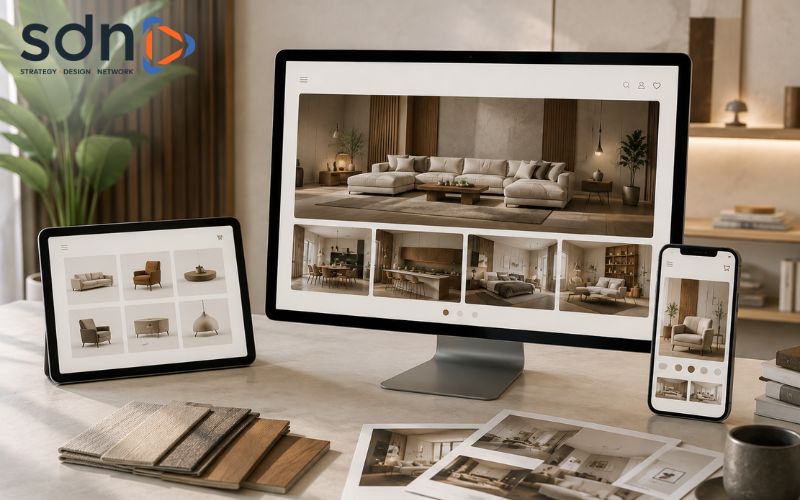Showroom số hỗ trợ doanh nghiệp phô diễn trọn vẹn nét đẹp của từng sản phẩm Trưng bày sản phẩm và dự án nội thất trực quan
