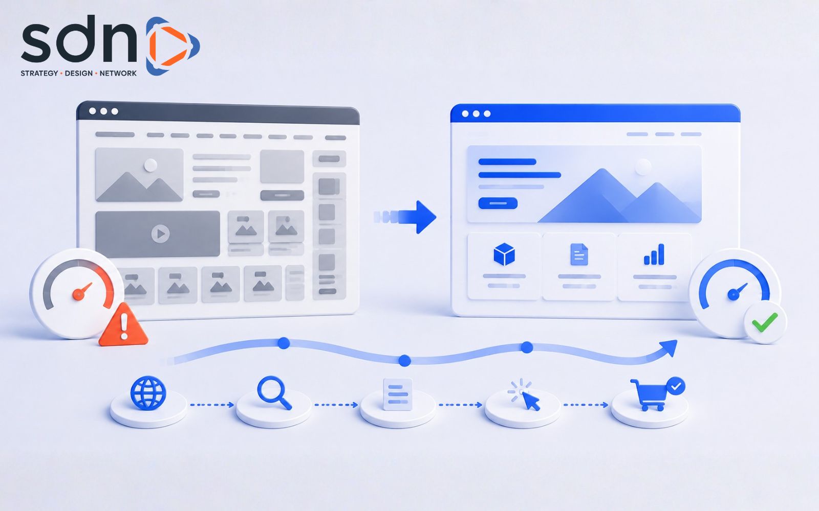 Website chậm và khó sử dụng