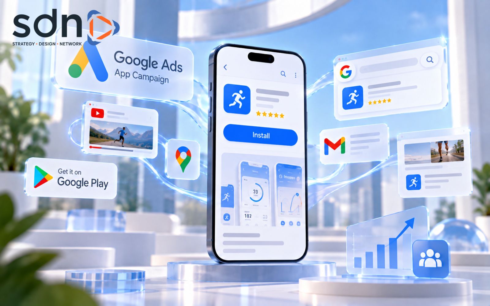 5. Dịch vụ Google Ads Ứng Dụng (App Campaign)