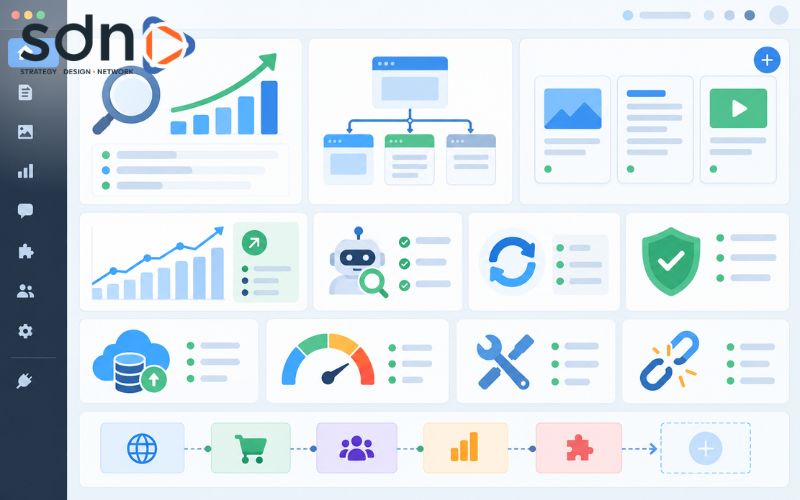 Bước 9: SEO bảo trì website