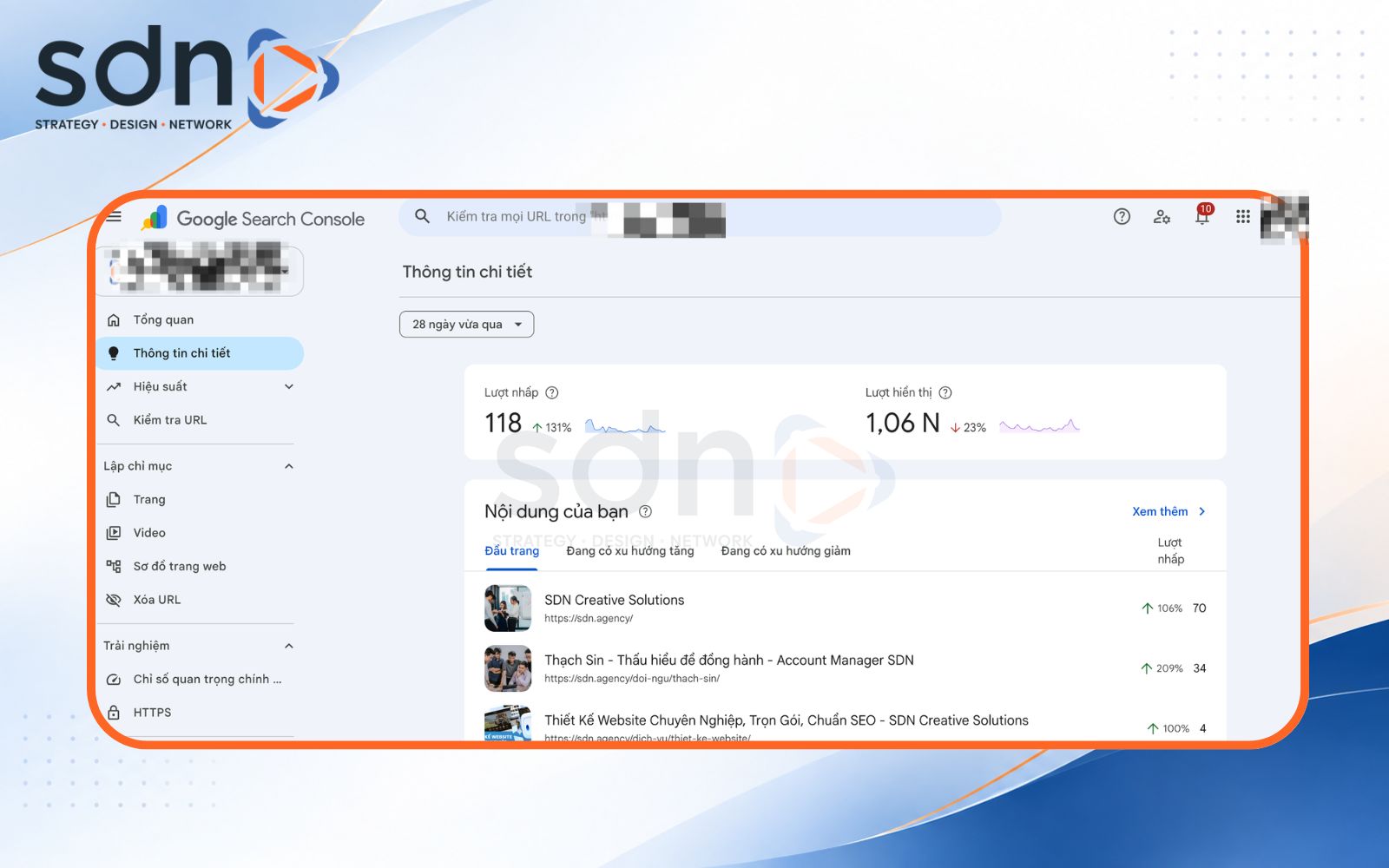 Insights giúp nhận biết nội dung truy vấn của website