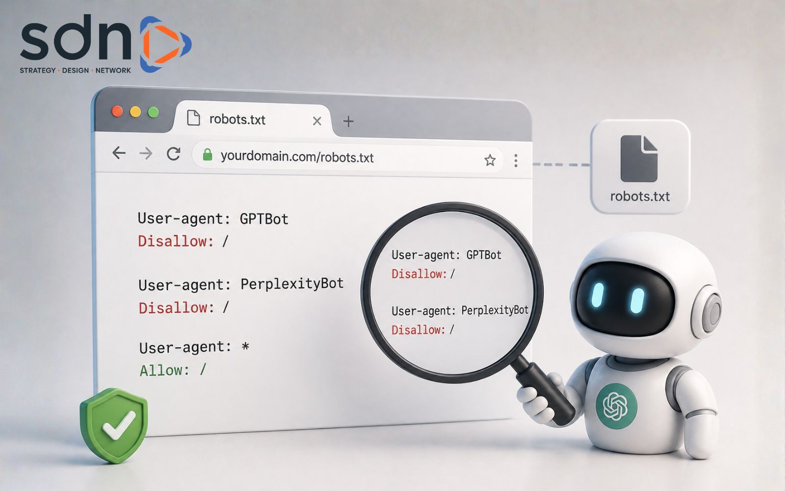 Xem file robots.txt để phát hiện các lệnh cấm truy cập dành cho AI Bot Kiểm tra robots.txt