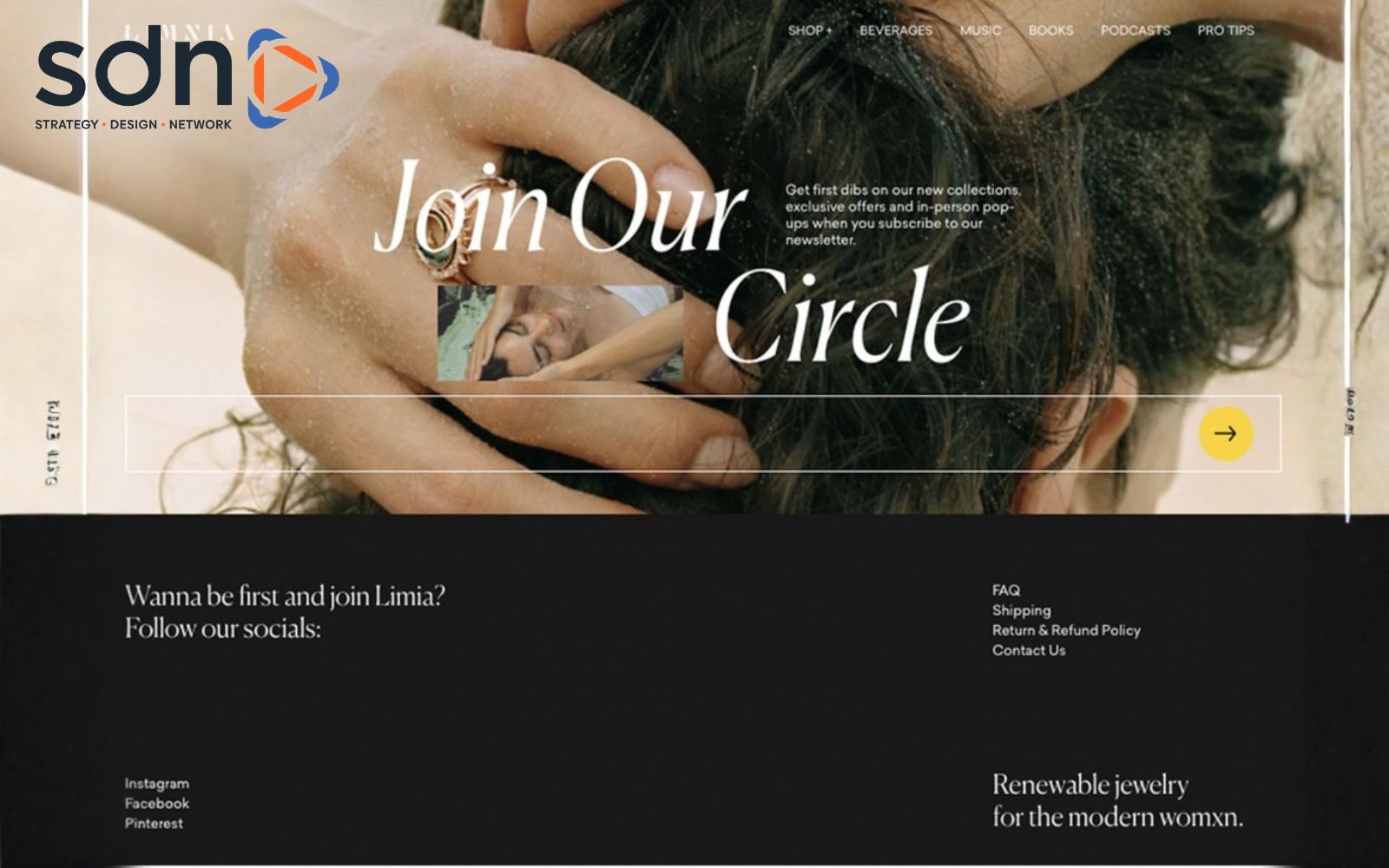 Mẫu banner website ở vị trí footer Banner website footer