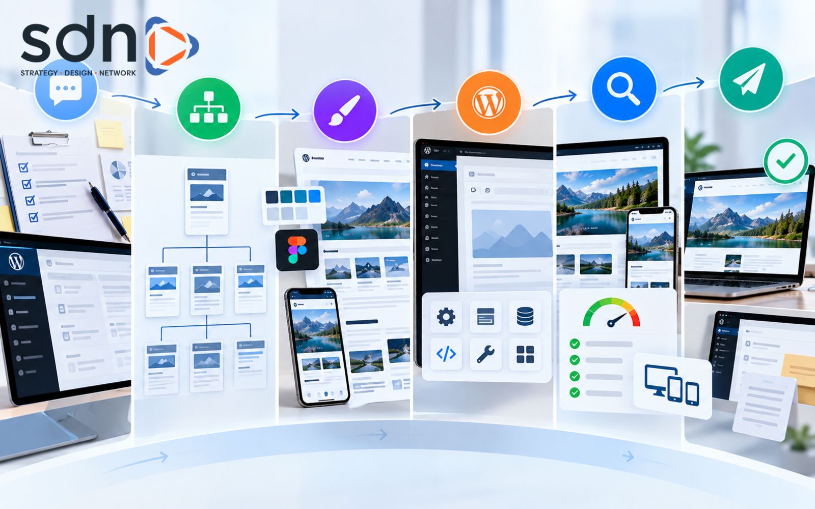 Quy trình thiết kế website WordPress