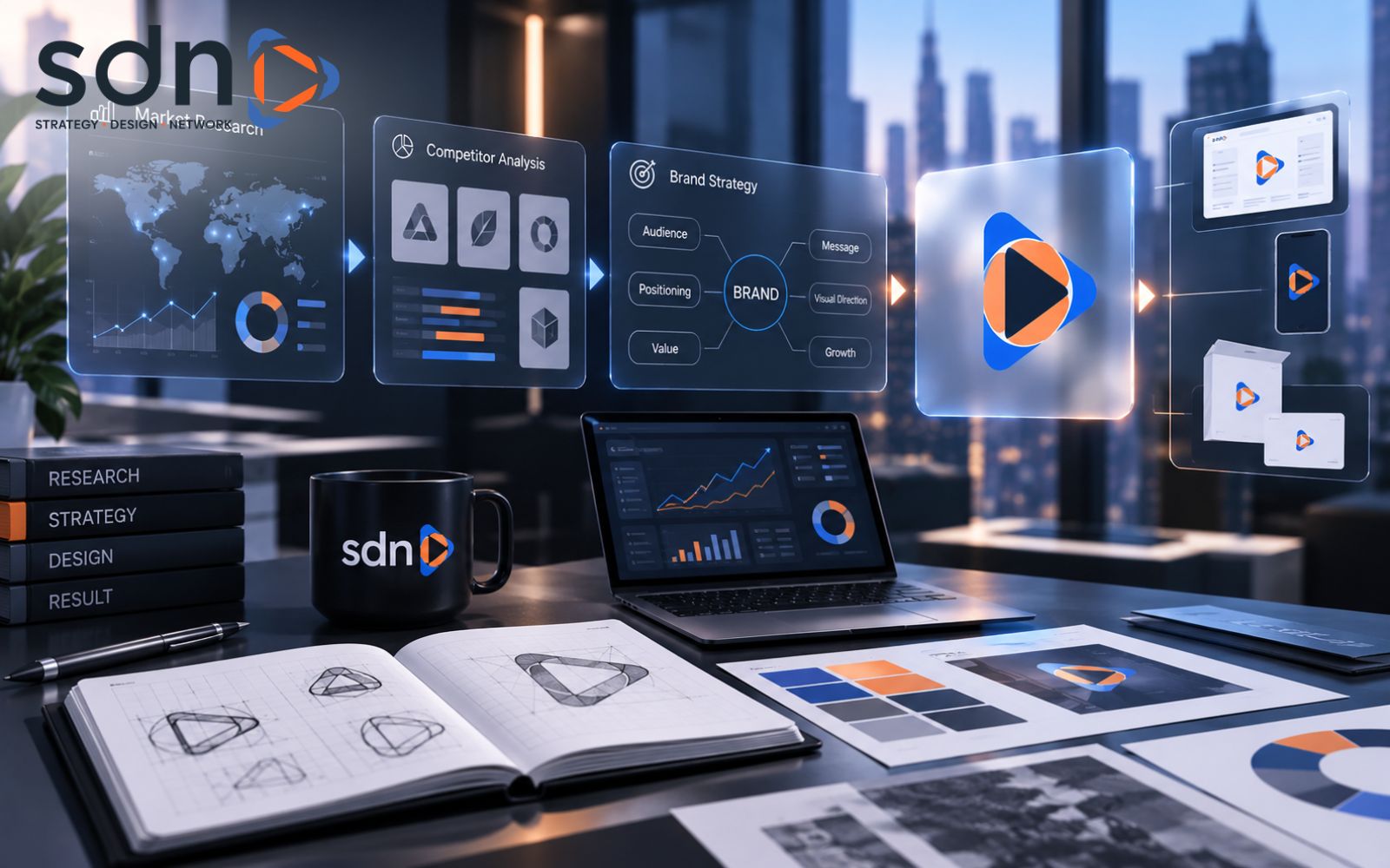 Thiết kế logo dựa trên chiến lược thương hiệu