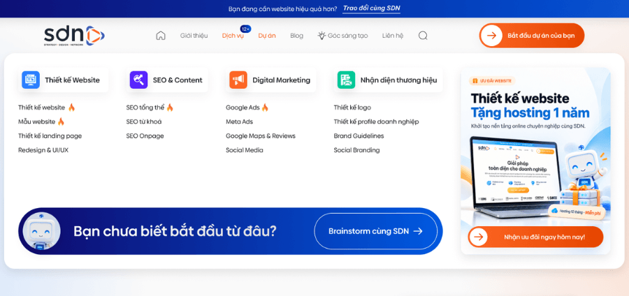 Navigation Bar và Breadcrumb trong cấu trúc website