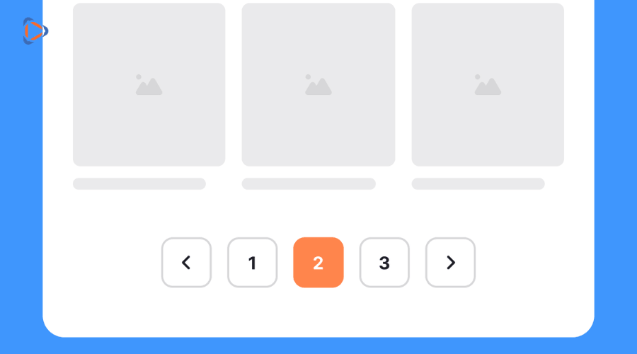 Minh họa Pagination phân trang nội dung trên website